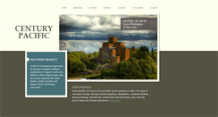 Desktop Screenshot of centurypacificlp.com