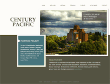 Tablet Screenshot of centurypacificlp.com